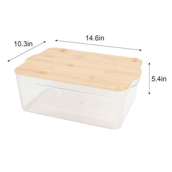 Pantry Bin with Bamboo Lid, Medium | At Home