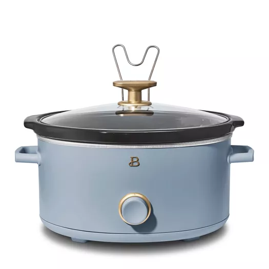 Beautiful 5.3Qt Capacity Lightweight & Powerful Tilt-Head Stand Mixer, Cornflower Blue by Drew Barrymore