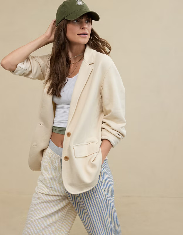 Aerie Fleece Blazer | Aerie
