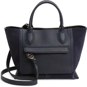 Longchamp Medium Mailbox Suede & Leather Top Handle Bag | Nordstromrack | Nordstrom Rack
