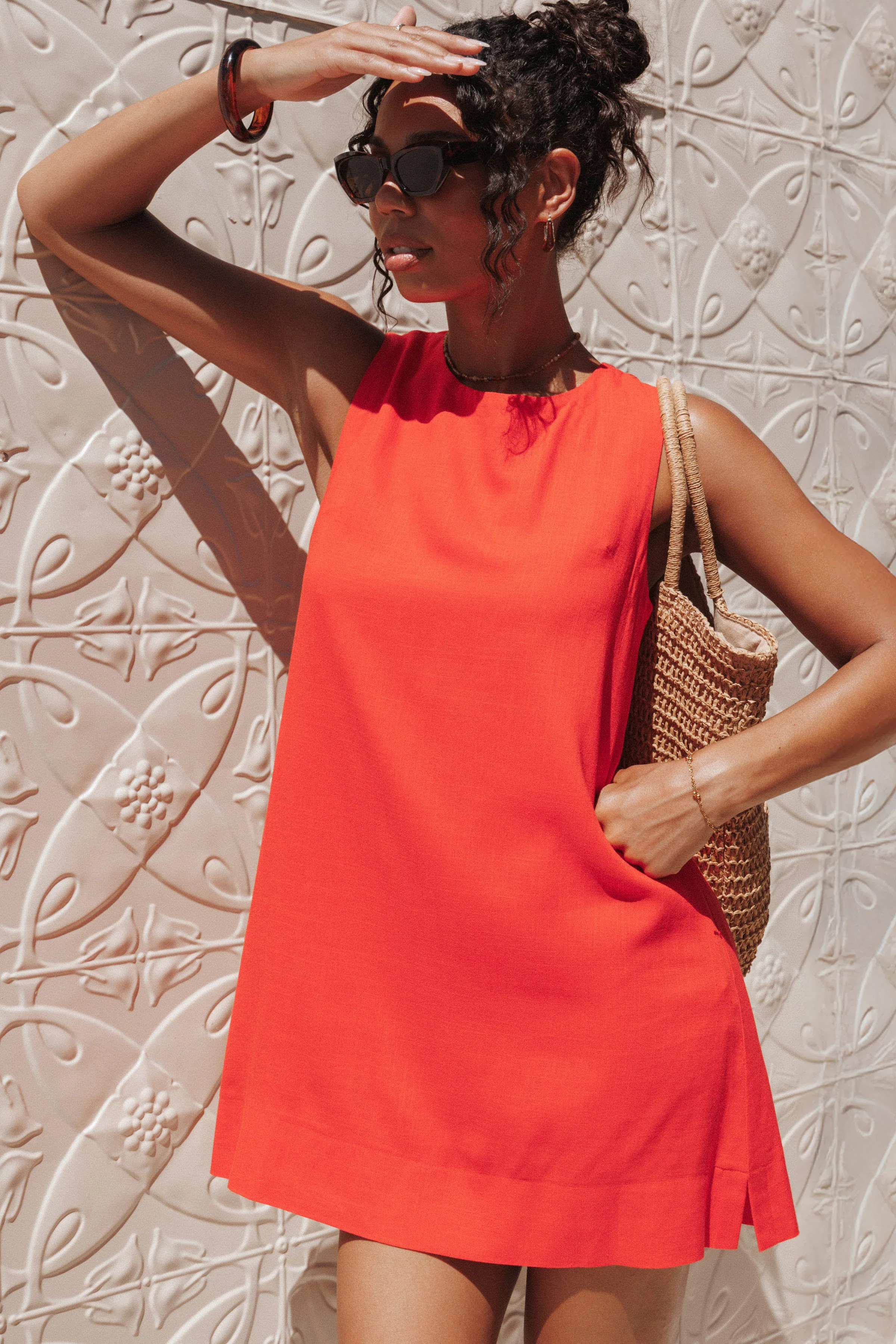 Zoe Mini Dress - Red | Petal & Pup (US)