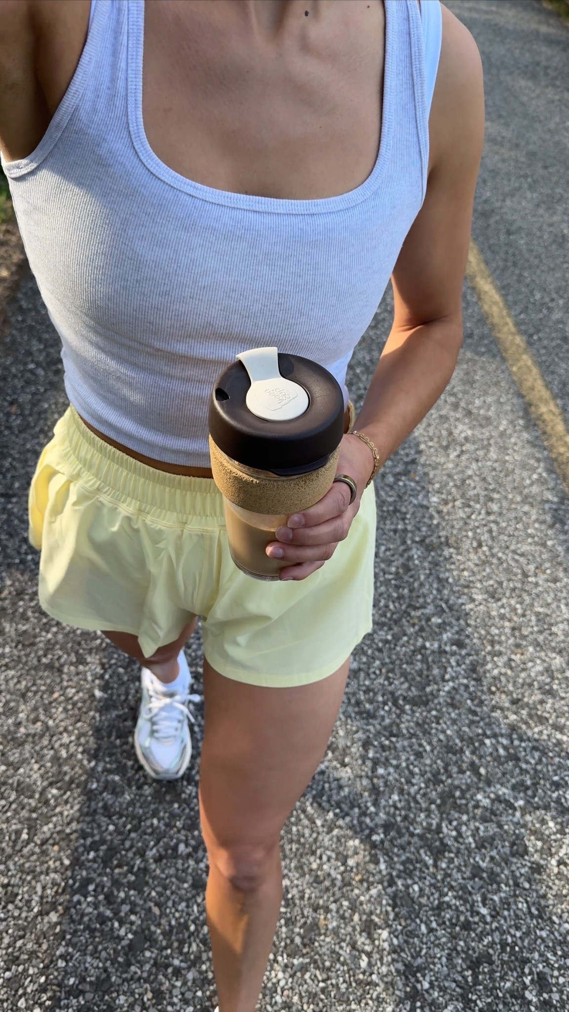 Morning walk outfit! wearing size XS in active set! 