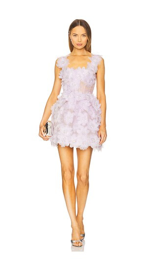 Rosalie Mini Dress in Lavender | Revolve Clothing (Global)