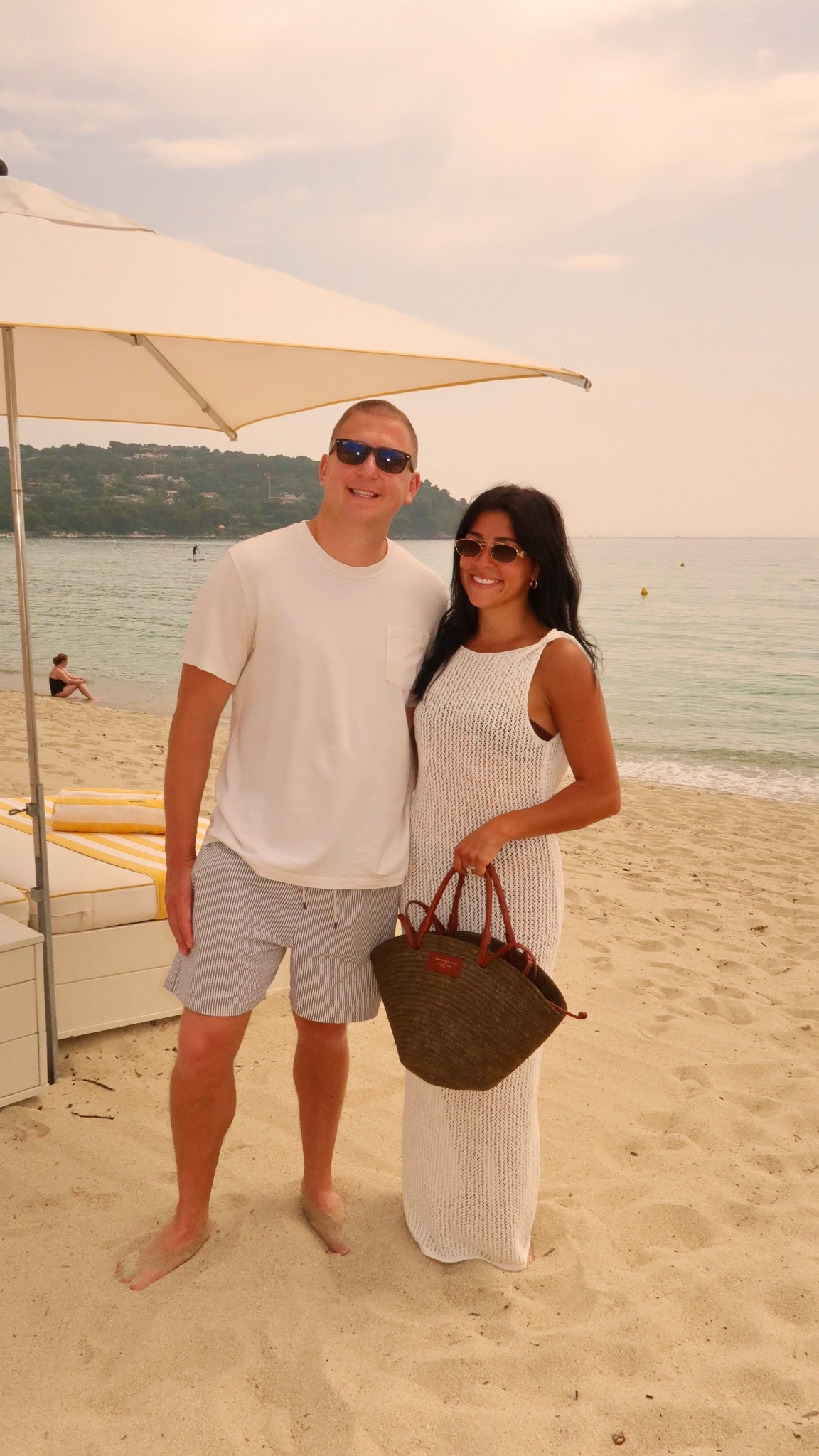 Euro summer outfit inspo! 🇫🇷 Beach day outfit in Saint-Tropez. Dress is from Abercrombie, but sold out, so I’ve linked a similar style!! 

#LTKSummerEdit #LTKStyleTip #LTKTravel