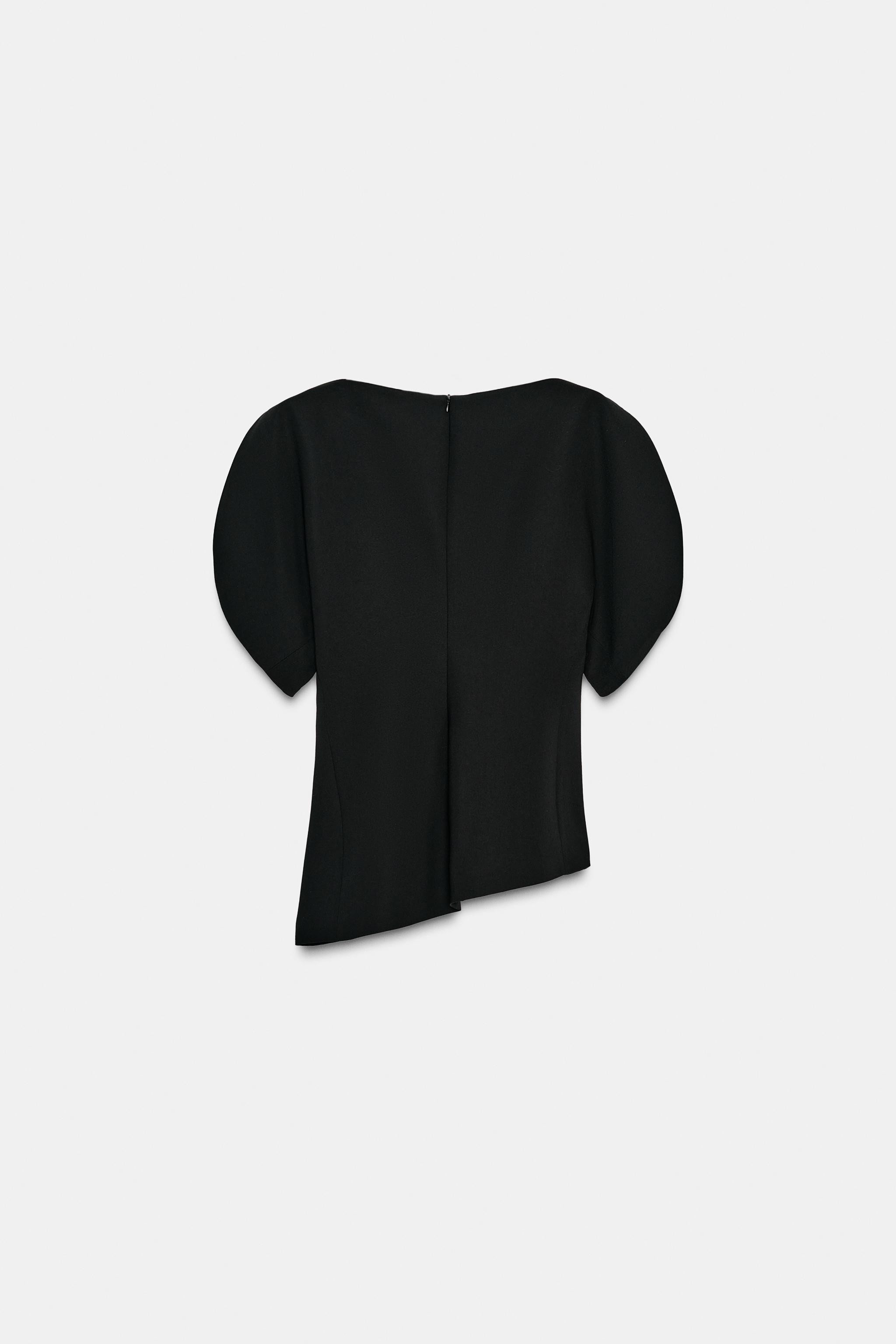 ZW COLLECTION PUFF SLEEVE TOP | Zara UK