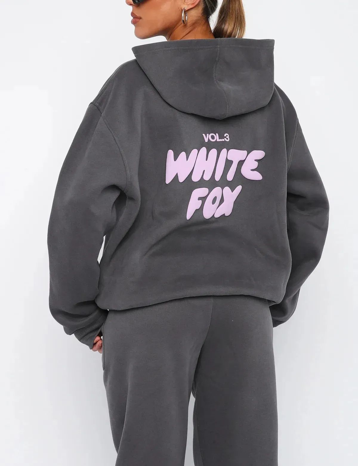 Designer tracksuit White fox hoodie sets two 2 piece set women men's clothing set Sporty Long Sle... | DHGate
