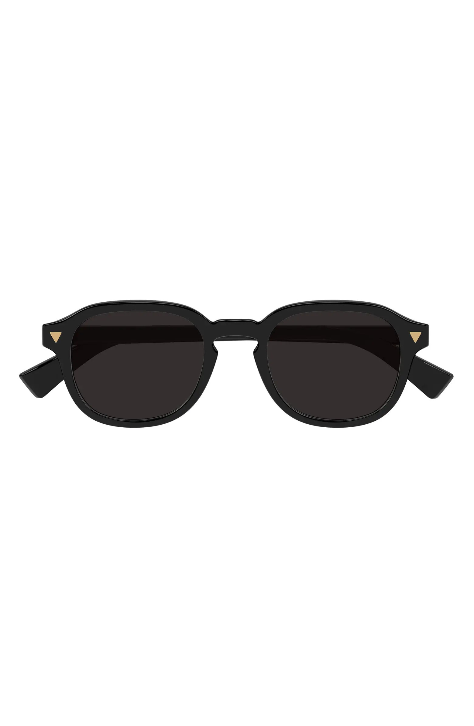 Bottega Veneta 49mm Small Round Sunglasses | Nordstrom | Nordstrom