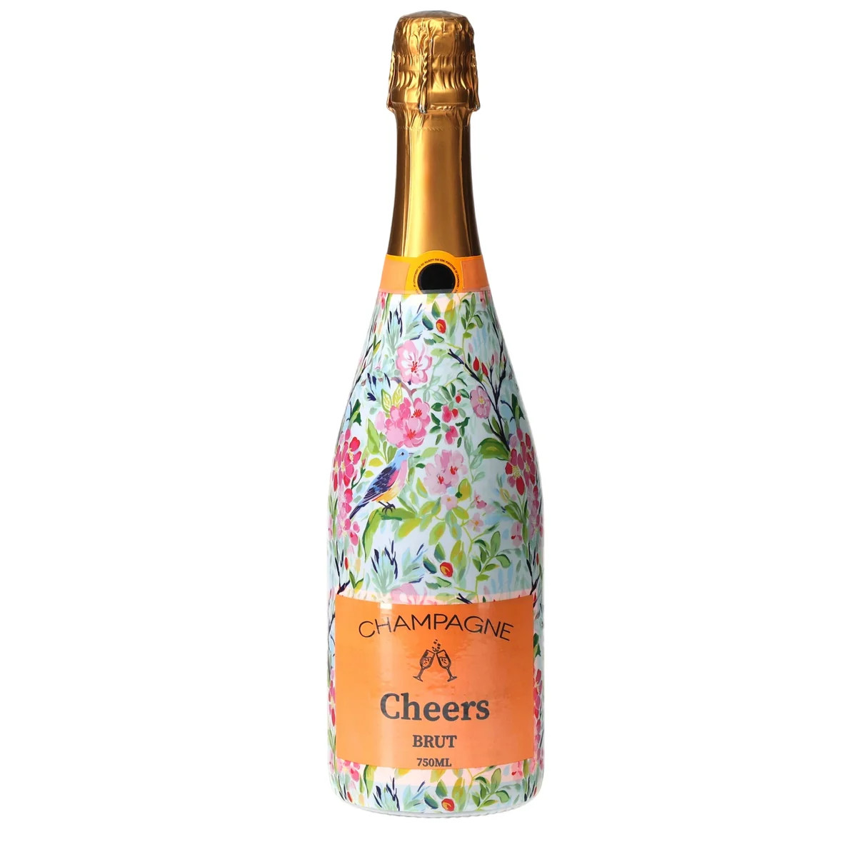 Springtime Serenade Champagne Bottle Wrap | Beau Bottles