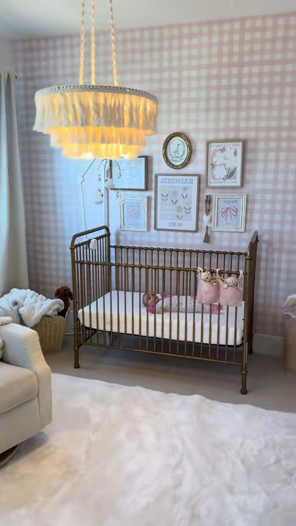 Baby girl nursery #babynursery #ltkbaby #ltkhome 

#LTKHome #LTKFamily #LTKBaby