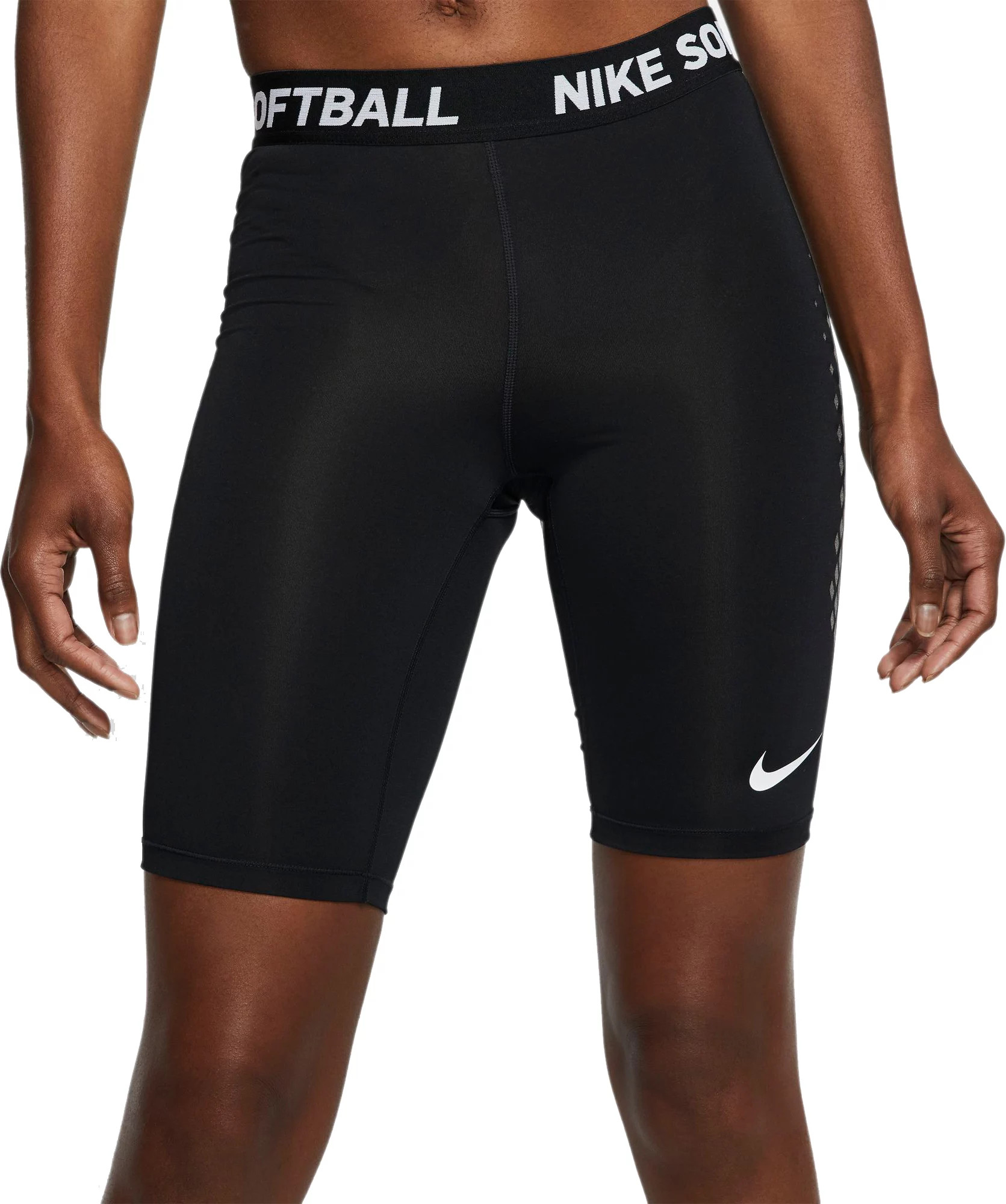 Nike Women's Dri-FIT Softball Slider Shorts, XL, TM Black/TM White | Great Mother's Day Gift | DICK'S Sporting Goods
