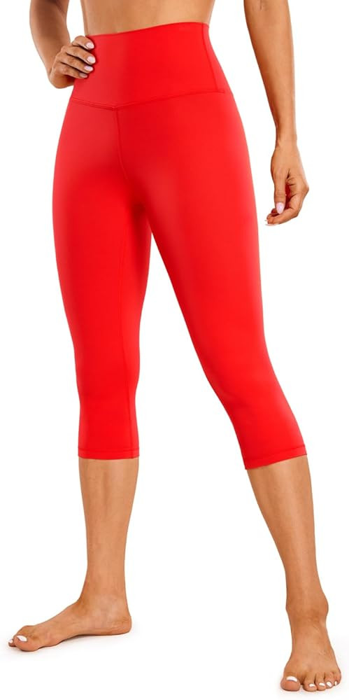 CRZ YOGA Womens Butterluxe High Waisted Lounge Legging 19 Inches - Workout Leggings Buttery Soft ... | Amazon (US)