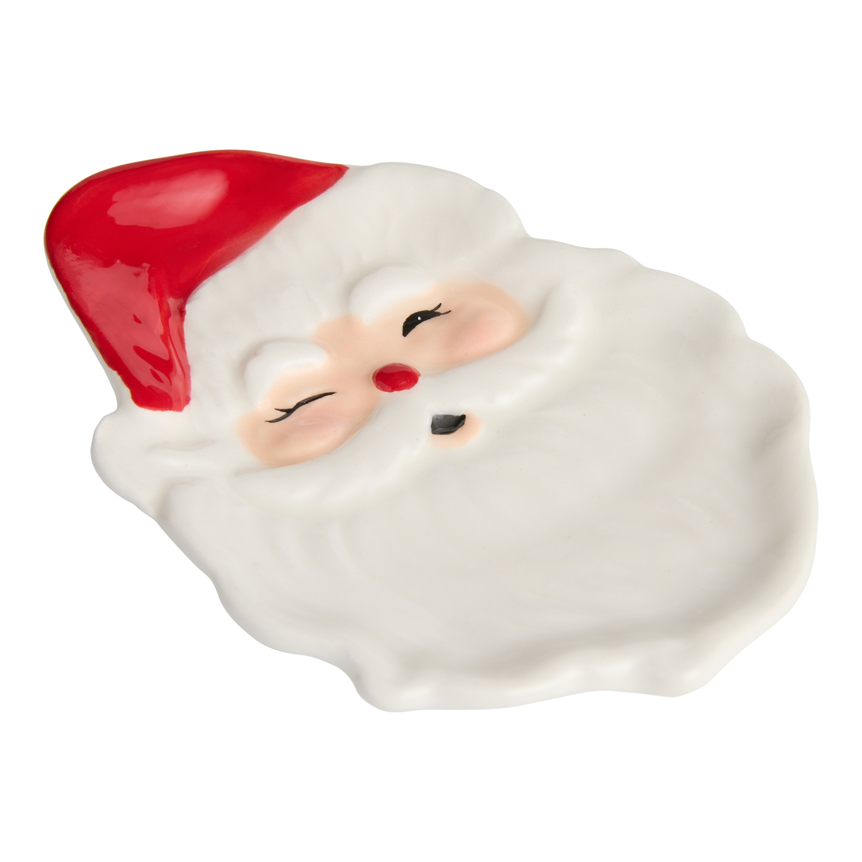 Winking Santa Figural Tea Rest Set of 2 | World Market