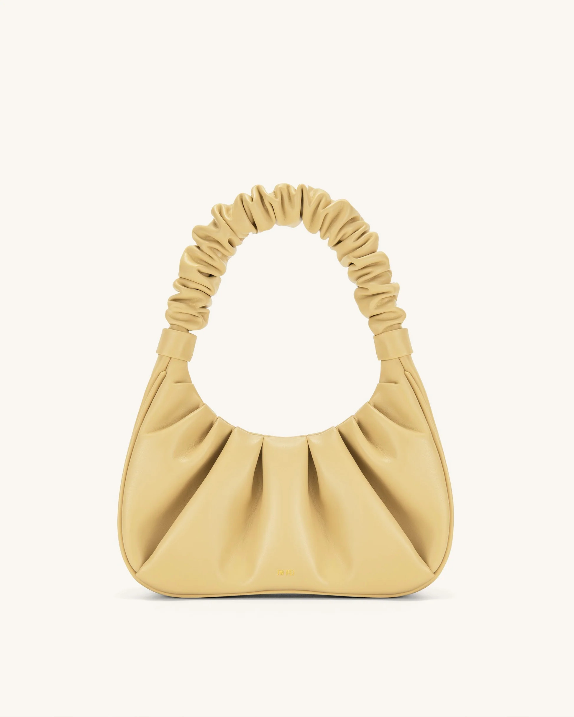 Gabbi Ruched Hobo Handbag - Butter | JW PEI US