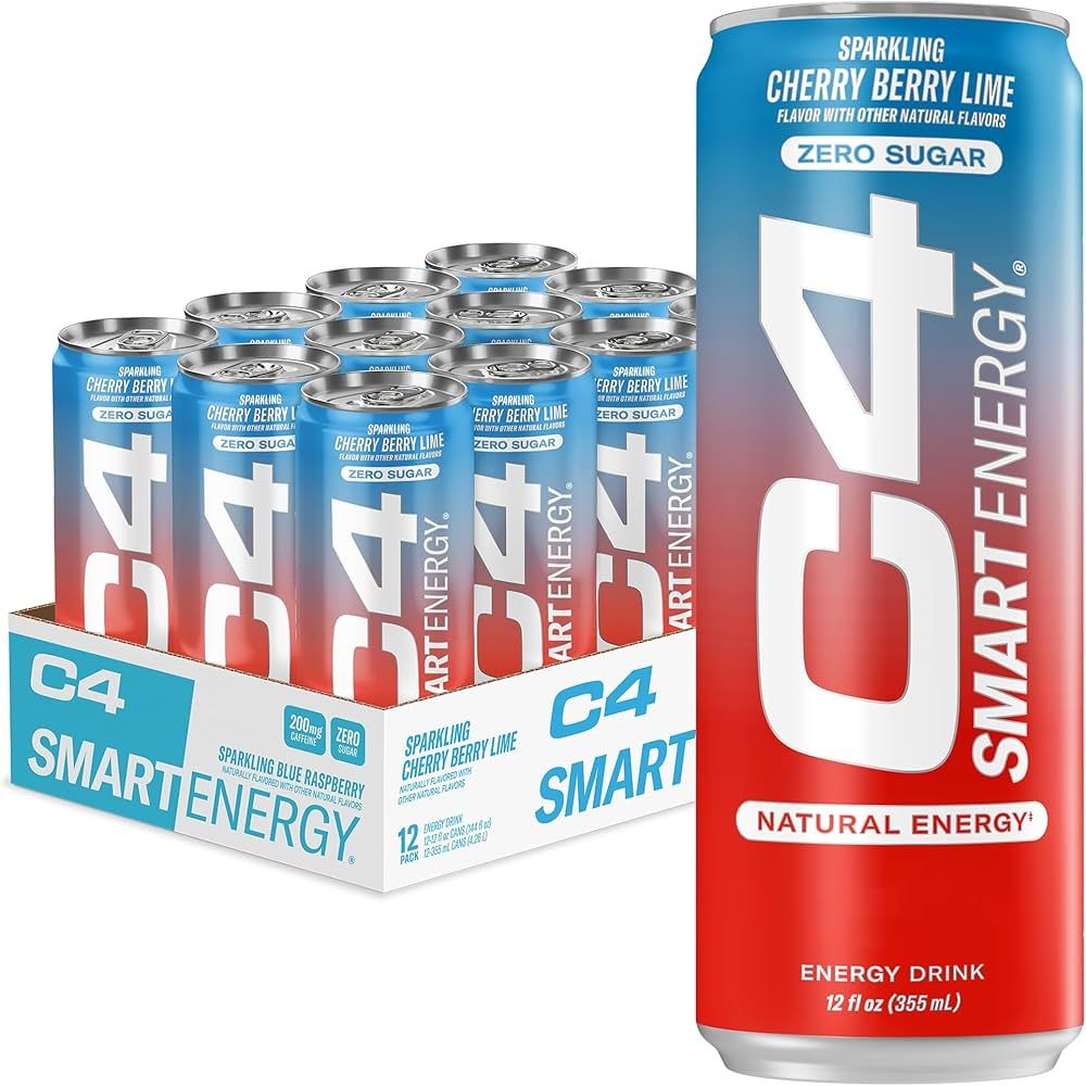 C4 Smart Energy Drink – Boost Focus and Energy with Zero Sugar, Natural Energy, and Nootropics ... | Amazon (US)