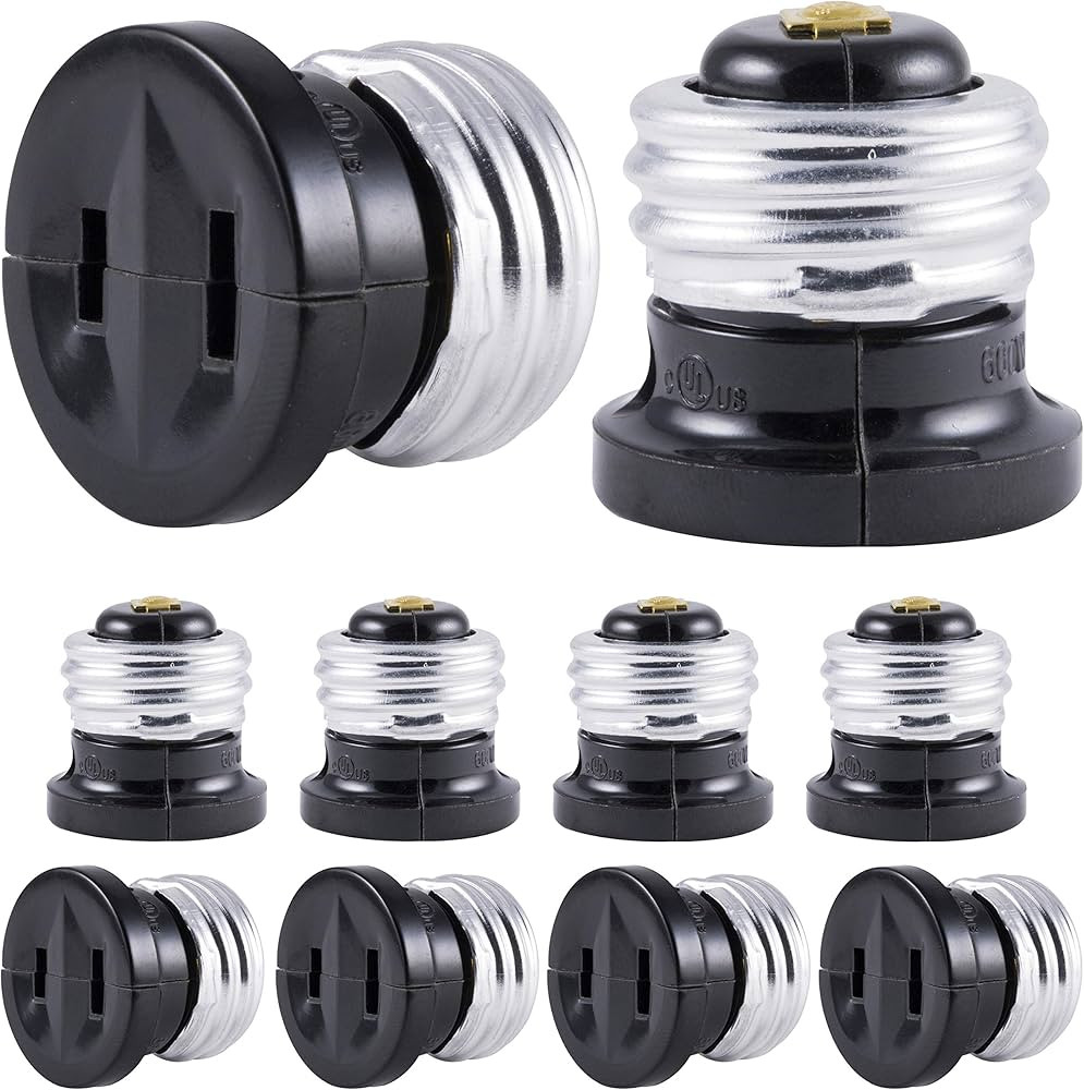 Power Gear Práctico enchufe polarizado, paquete de 10, fácil de instalar, 2 clavijas, convertir... | Amazon (US)