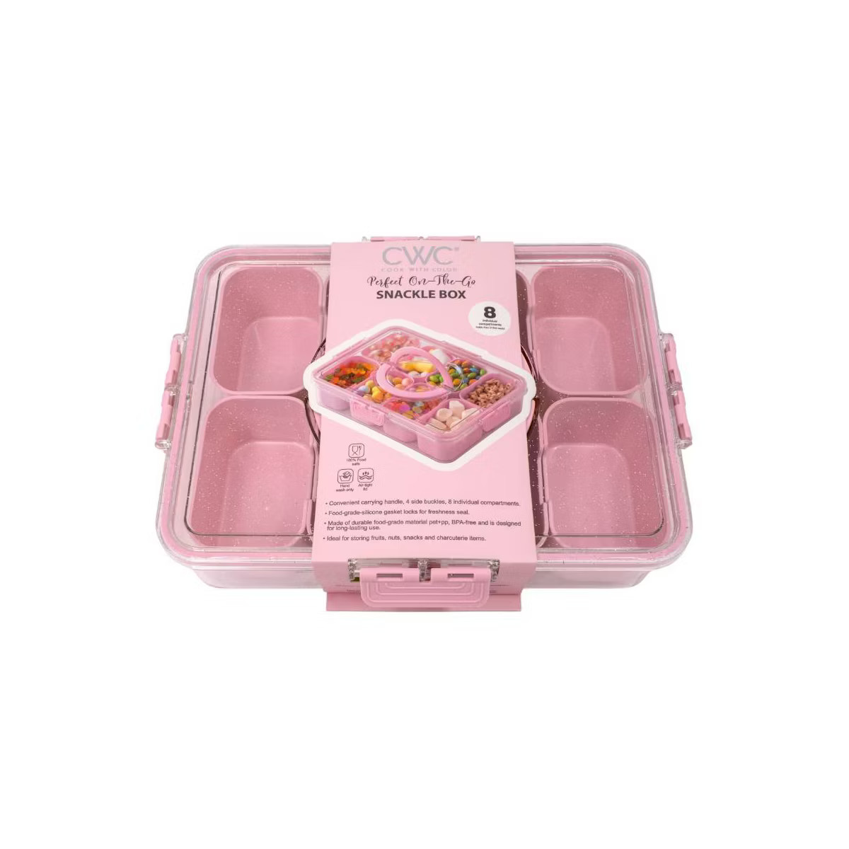 Cook With Color Sparkle Snack Box Food Storage Container | Target