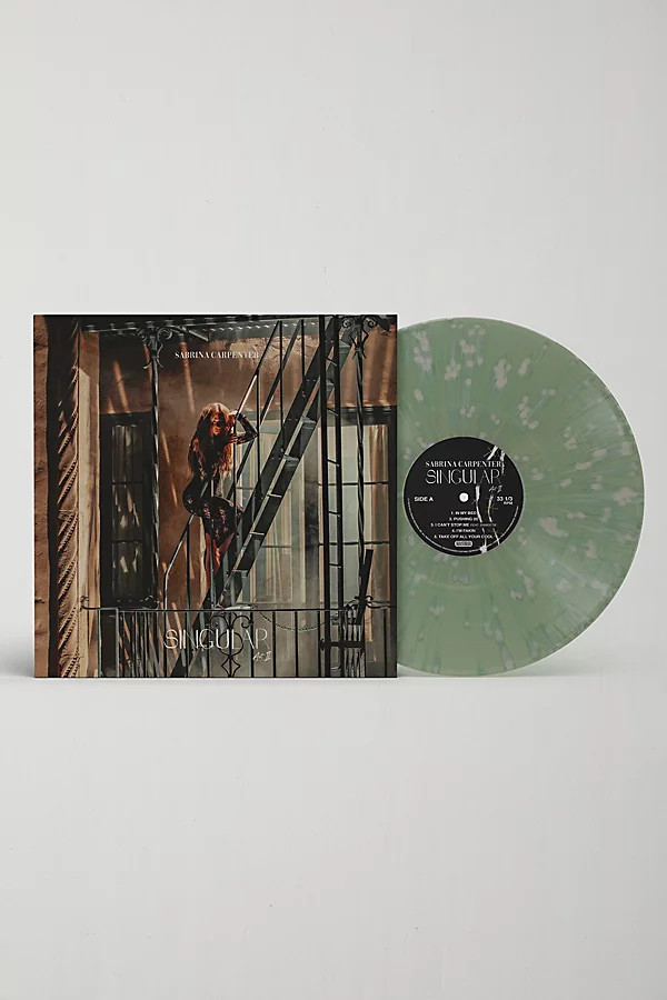Sabrina Carpenter - Singular Act II UO Exclusive LP in Coke Bottle Clear w/Bone Splatter at Urban Outfitters | Urban Outfitters (US and RoW)