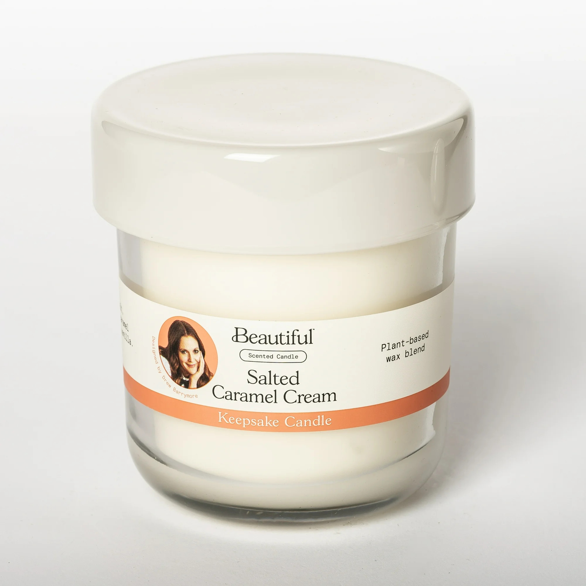 Beautiful by Drew Barrymore 14oz Salted Caramel Cream 1-Wick Candle - Walmart.com | Walmart (US)