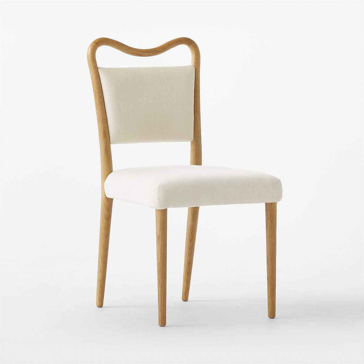 Monte Modern White Upholstered Dining Chair + Reviews | CB2 | CB2