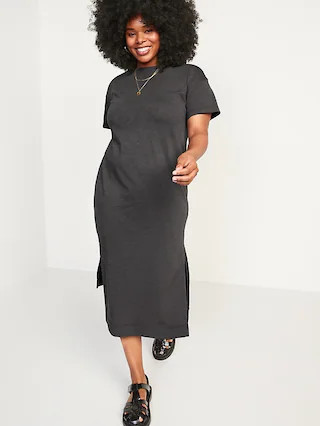 Vintage T-Shirt Midi Shift Dress for Women | Old Navy (CA)