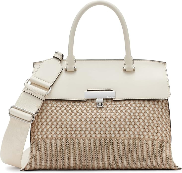 Calvin Klein Becky Turn Lock Satchel | Amazon (US)