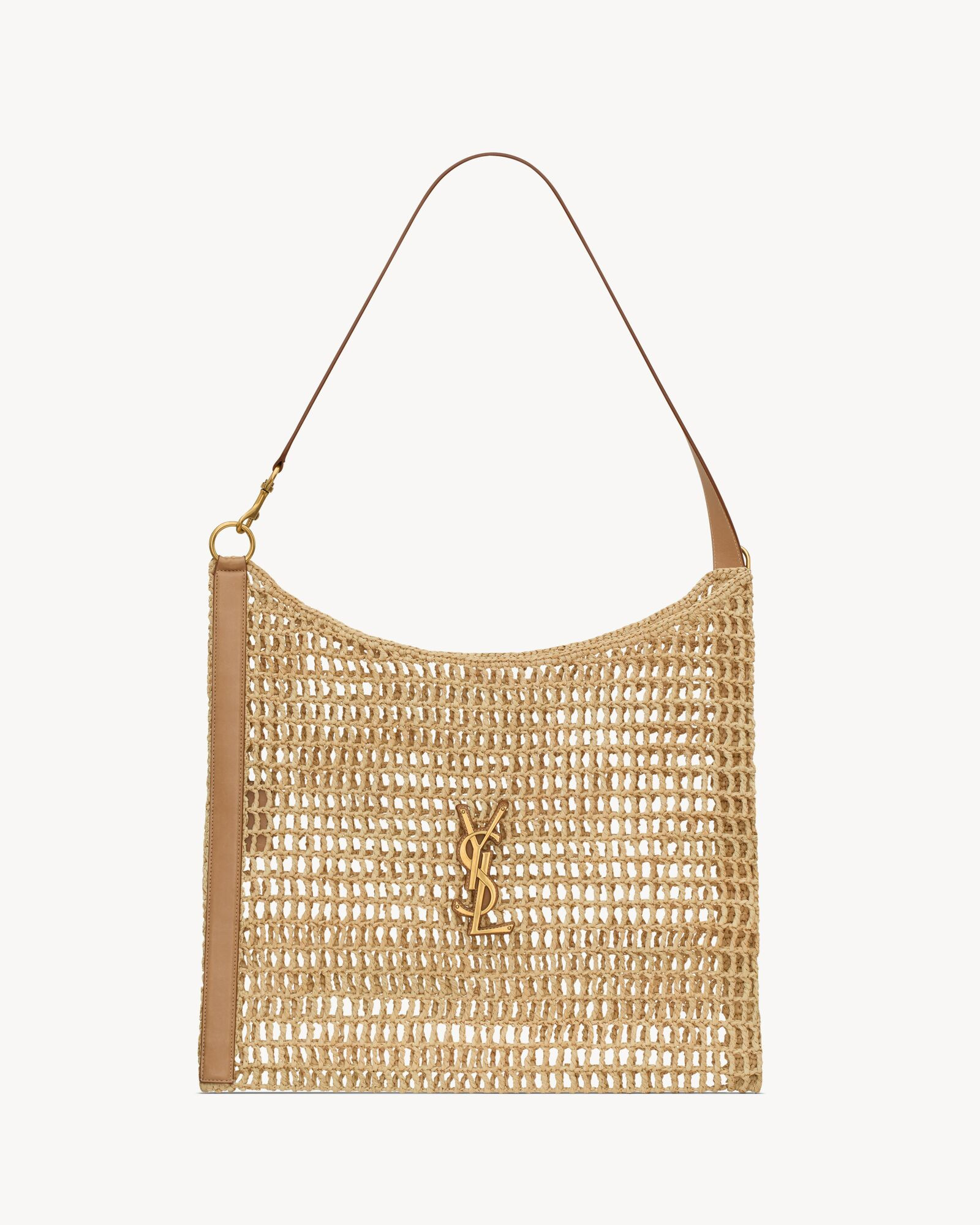 OXALIS in raffia crochet and leather | Saint Laurent Inc. (Global)