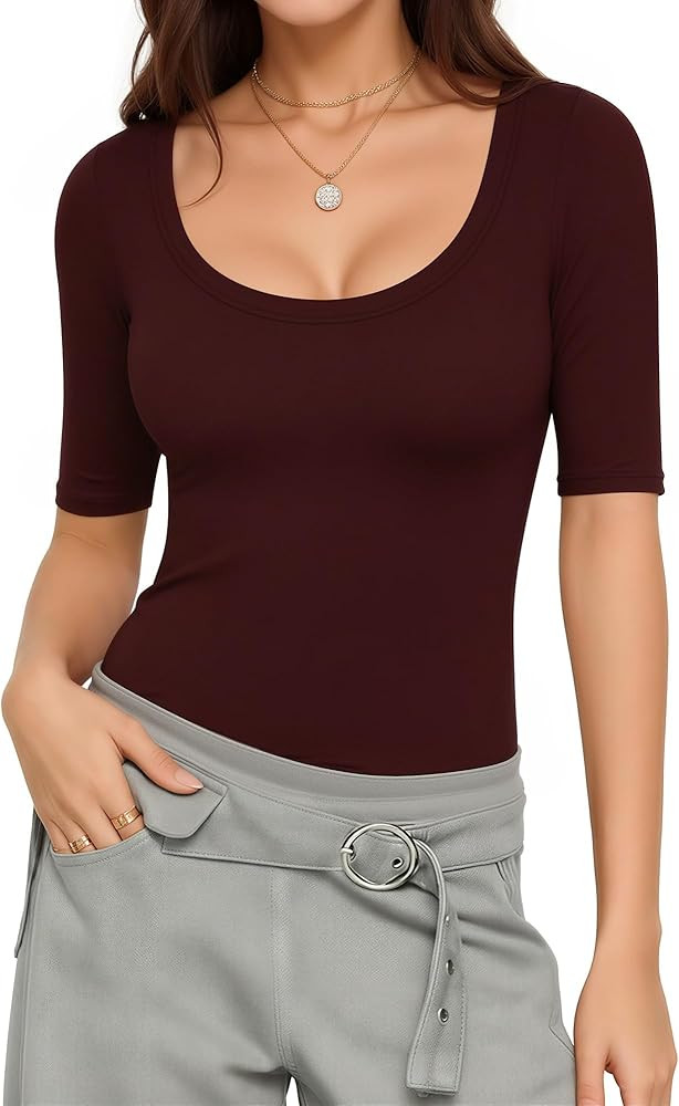 Designed with a flattering slim fit that accentuates your natural shape without restricting movem... | Amazon (US)