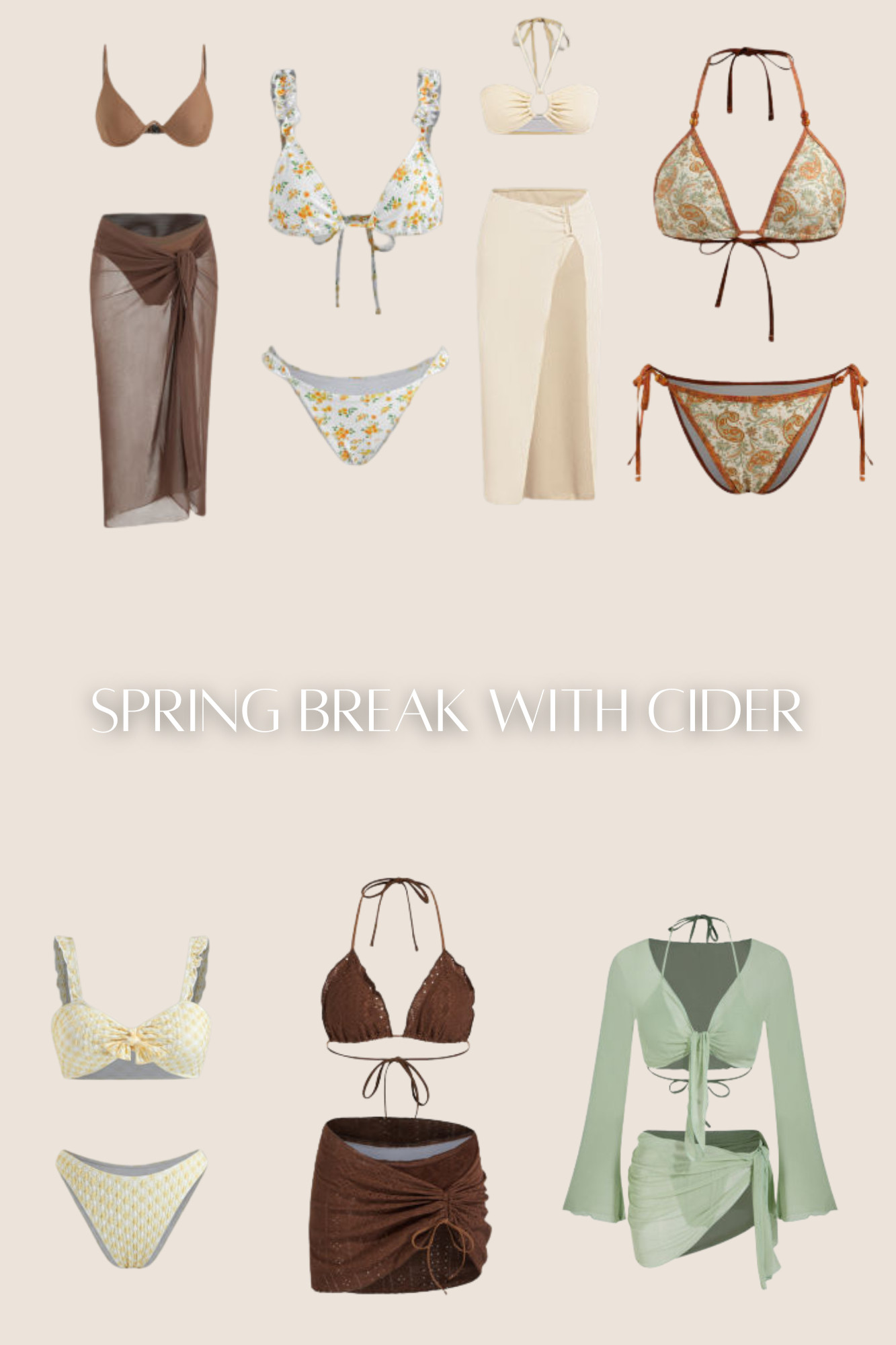 Suits for spring break from cider! 

 #LTKSeasonal #LTKSaleAlert #LTKFindsUnder50