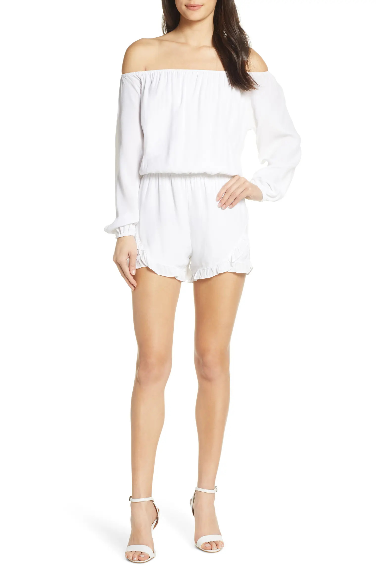 Off the Shoulder Romper | Nordstrom