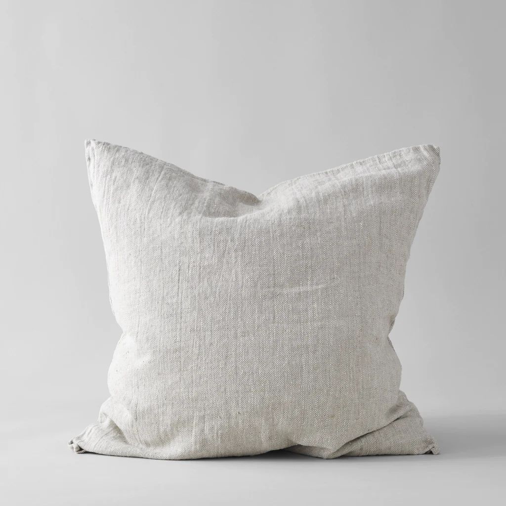 Linen Pillow in Natural 26x26 | Bloomist