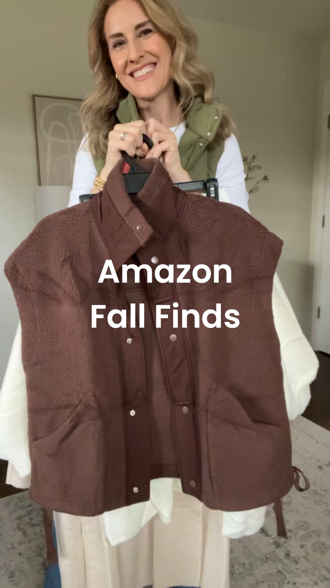 Amazon fall finds worth the hype include these vests, I’d happily grab another color in both! I am wearing a small in each. I also like the balloon sleeve cardigan, size small. And the tunic sweater & skirt combo, so cute. Small in each. The longline cardigan unfortunately has started to pill so I’m not happy about that. #amazonfashion 

#LTKFindsUnder50 #LTKFindsUnder100