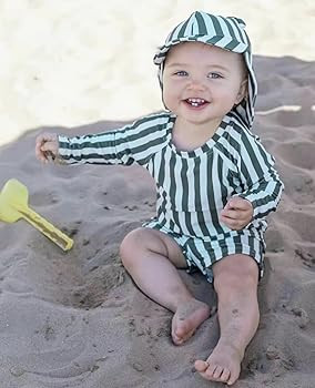Toddler Boys Two Piece Swimsuit Rash Guard Set Long Sleeve Swim Shirt Swim Trunks& Shorts Bathing... | Amazon (US)