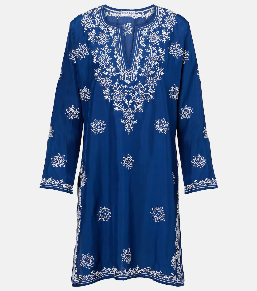 London-based designer Juliet Dunn employs Indian artisans to apply traditional techniques such as... | Mytheresa (US/CA)