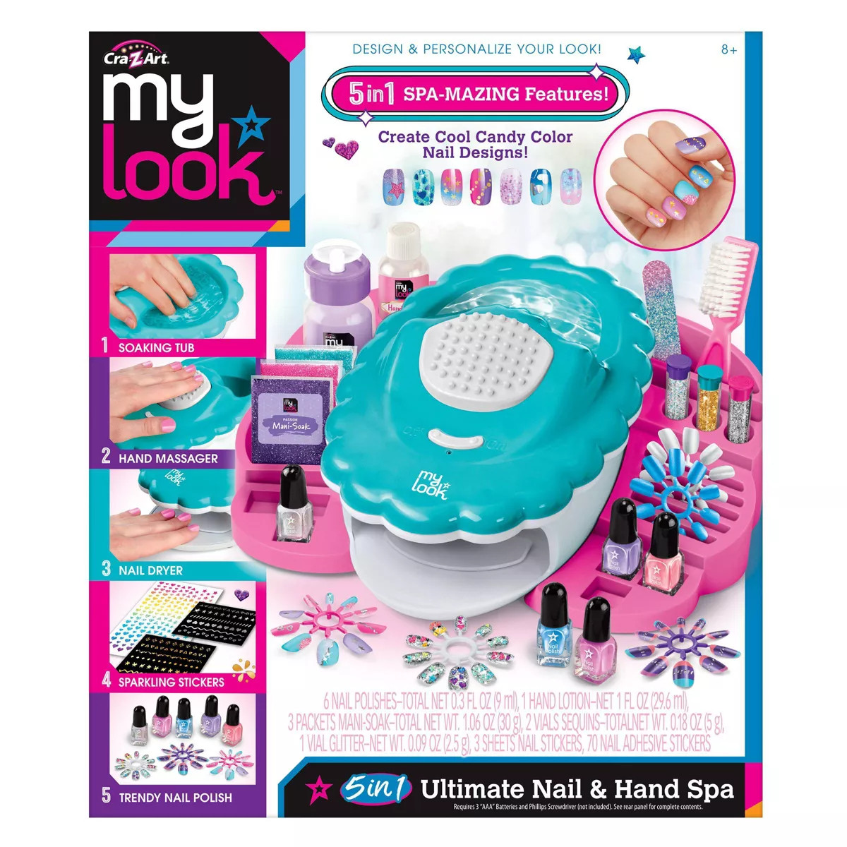 MY LOOK 5-in-1 Ultimate Nail & Hand Spa Activity Kit | Target