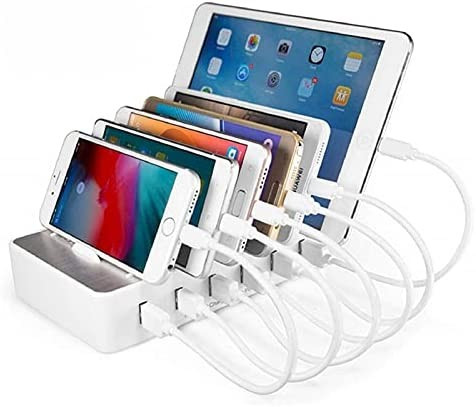 Fast Charging Station for Multiple Devices,6 USB Port Family Charge,max 2.4A Each Compatible with iP | Amazon (US)