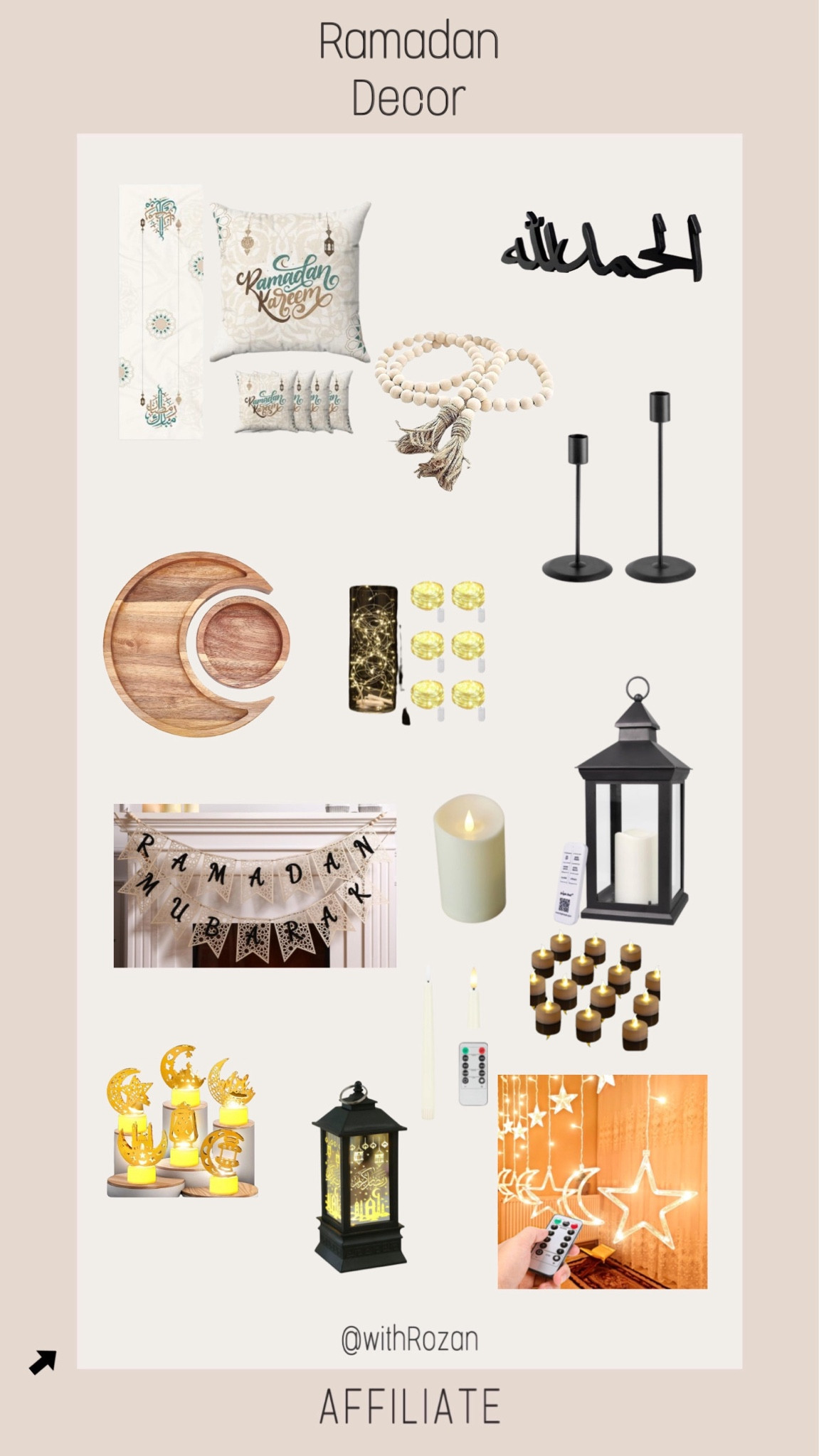 I had so many Ramadan decor from last year bought ended buying a lot more for this year! 

#LTKhome #LTKSeasonal