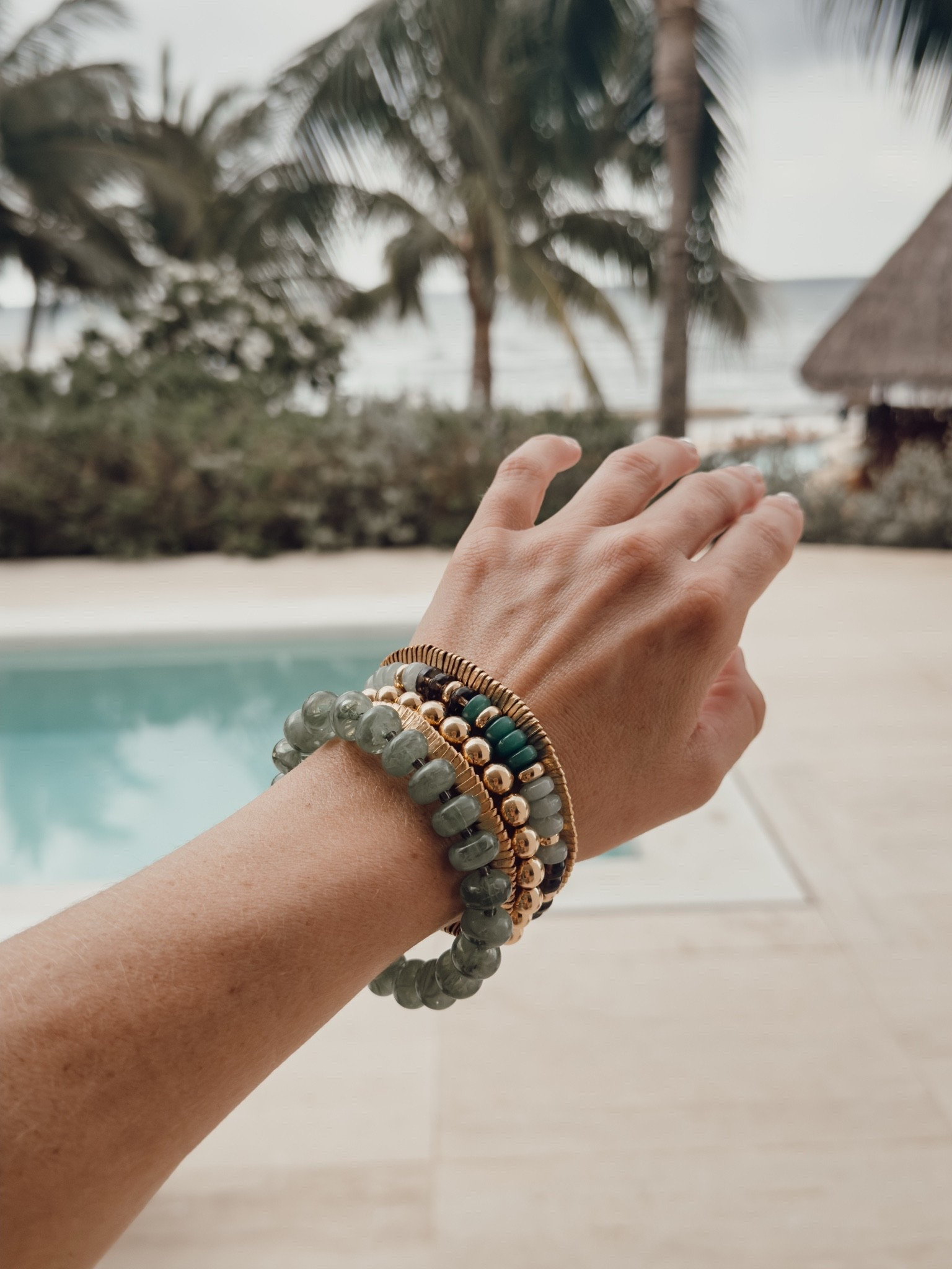The more bracelets the better — stack them high and let your wrists do the talking  

 #LTKootd #LTKvlog #LTKSeasonal