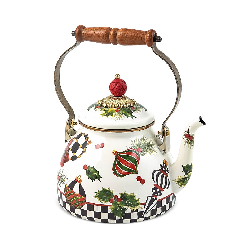 MacKenzie-Childs Deck the Halls 2-Quart Tea Kettle | Bloomingdale's (US)