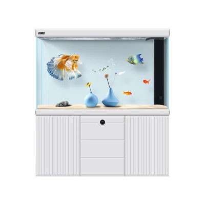 115-126 Gallon Manufactured Wood Modern Eco Aquarium Tank | Wayfair North America