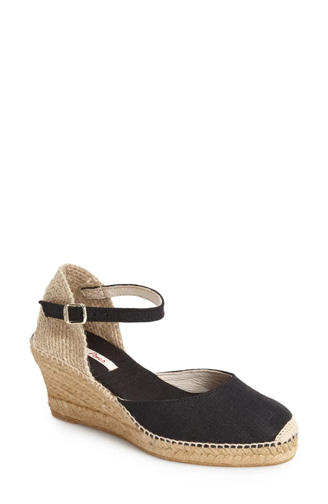 'Caldes' Linen Wedge Sandal (Women) | Nordstrom | Nordstrom