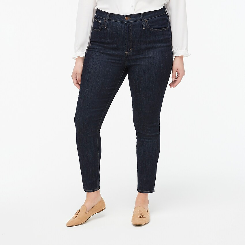 9" high-rise skinny jean in rinse wash | J.Crew Factory