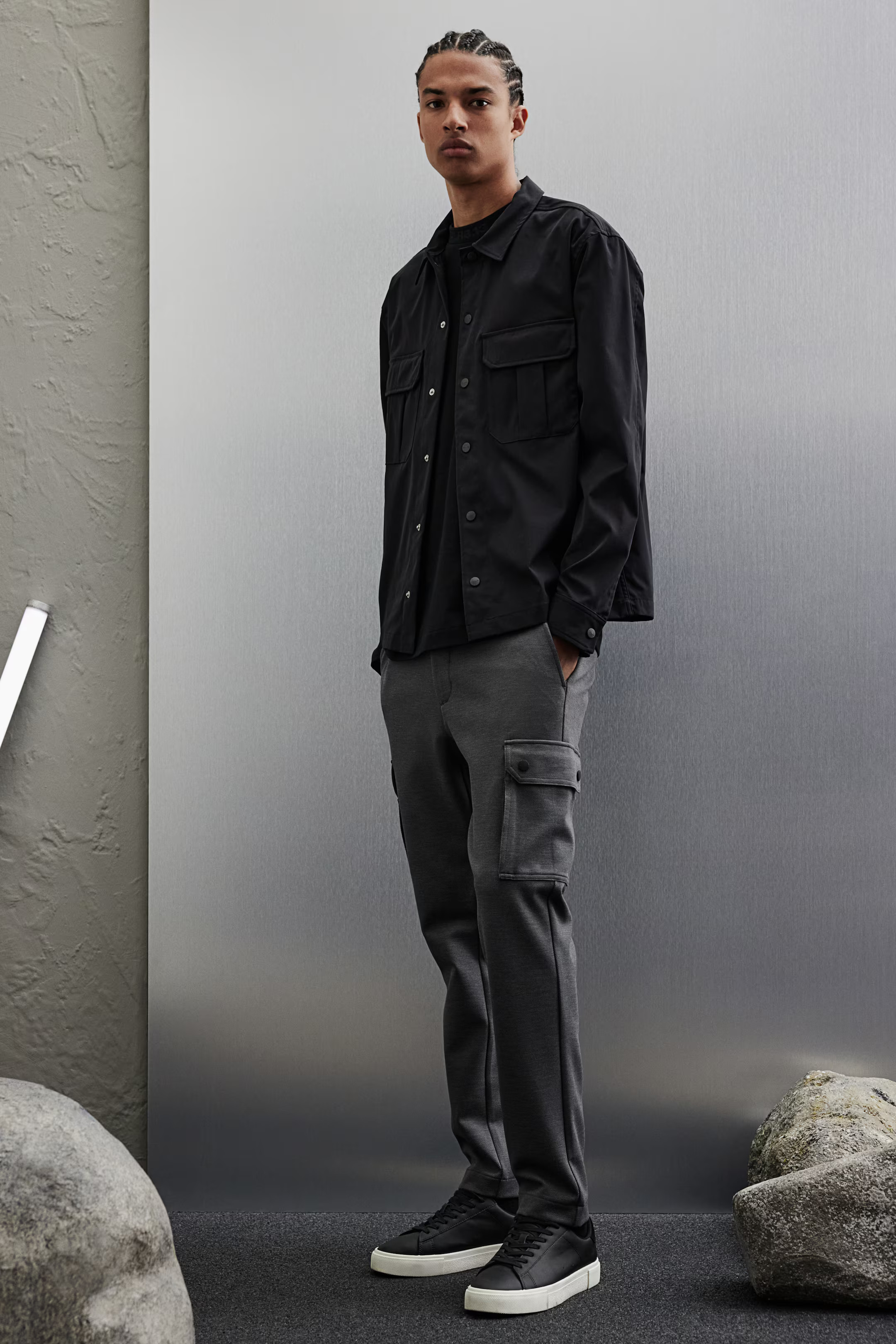 Slim Fit Cargo Pants - Dark gray - Men | H&M US | H&M (US + CA)
