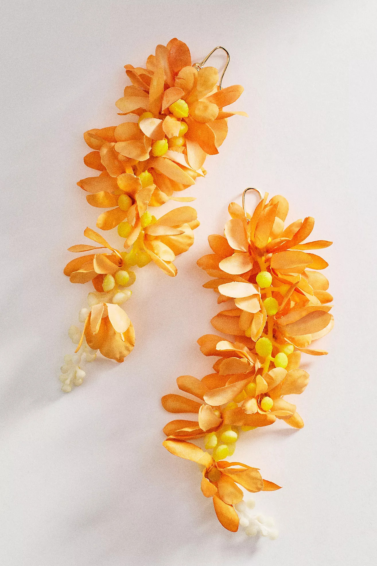 By Anthropologie Petal Cascade Statement Drop Earrings | Anthropologie (US)
