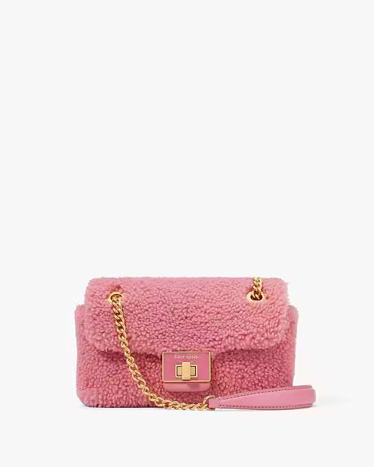 Evelyn Shearling Small Shoulder Crossbody | Kate Spade (US)