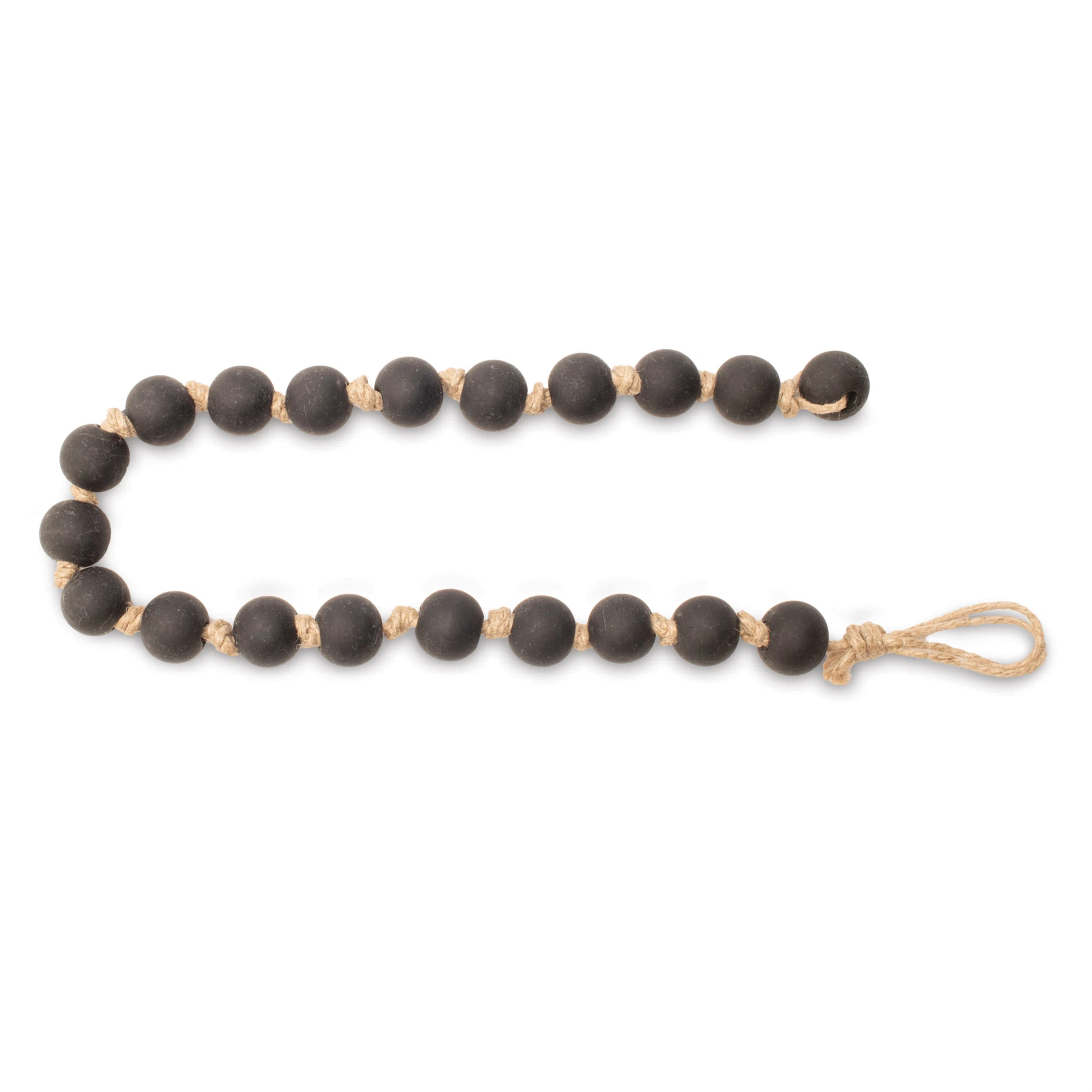 Modern Matte Black Bead Garland – Set of 2 (Set of 2) | Wayfair North America
