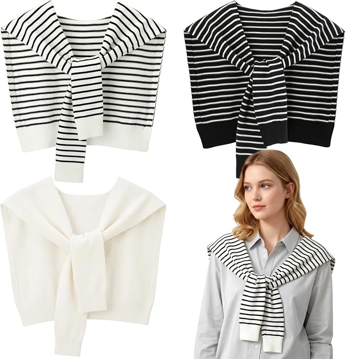 3 Pack Sweater Shawl Wraps for Women | Amazon (US)