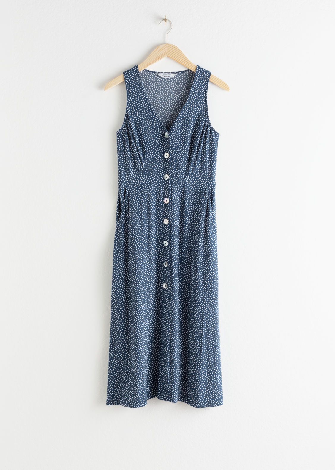 Sleeveless Button Up Midi Dress | & Other Stories (EU + UK)