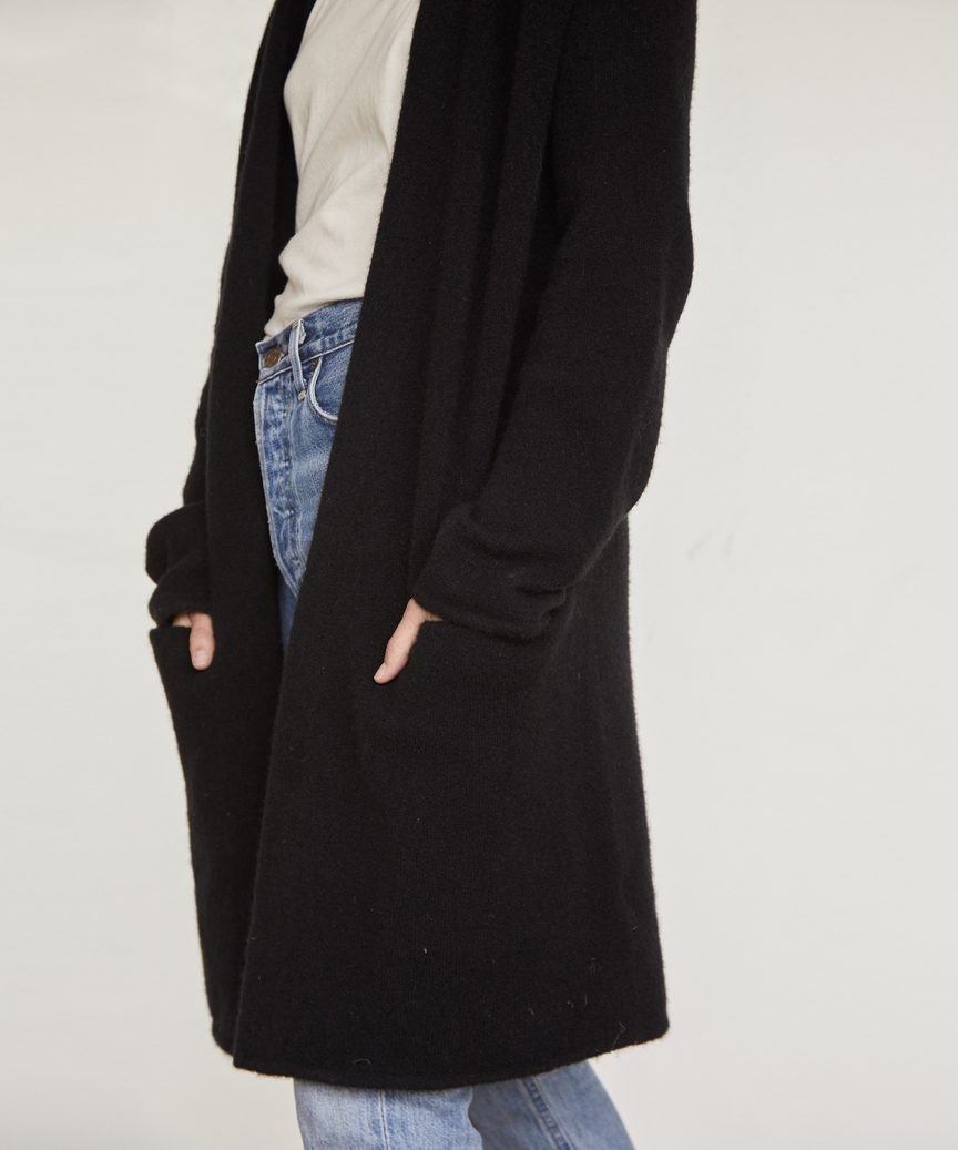 Sweater Coat - Black | Jenni Kayne | Jenni Kayne