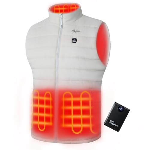 Telguua Heated Vest for Men with Battery Pack Included Warm Men's Heated Vests Electric Heating Vest Rechargeable | Amazon (US)
