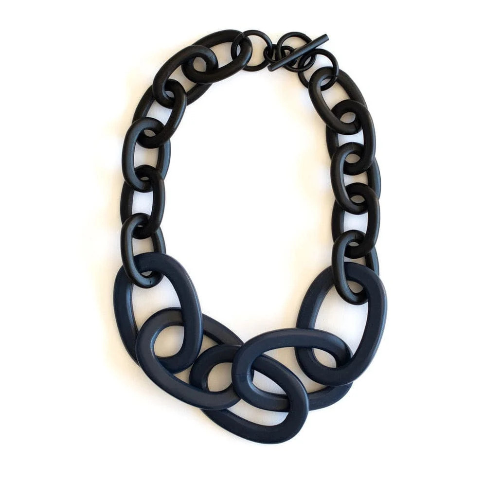 Navy Chain Necklace | Sunshine Tienda